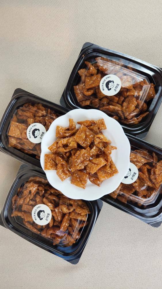 [간식]순희정 못난이약과 개성모약과 약과 파지 궁중 손 쫀득한 조청 수제 250g