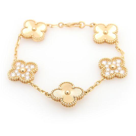 반클립앤아펠 다이아 빈티지 알함브라 팔찌