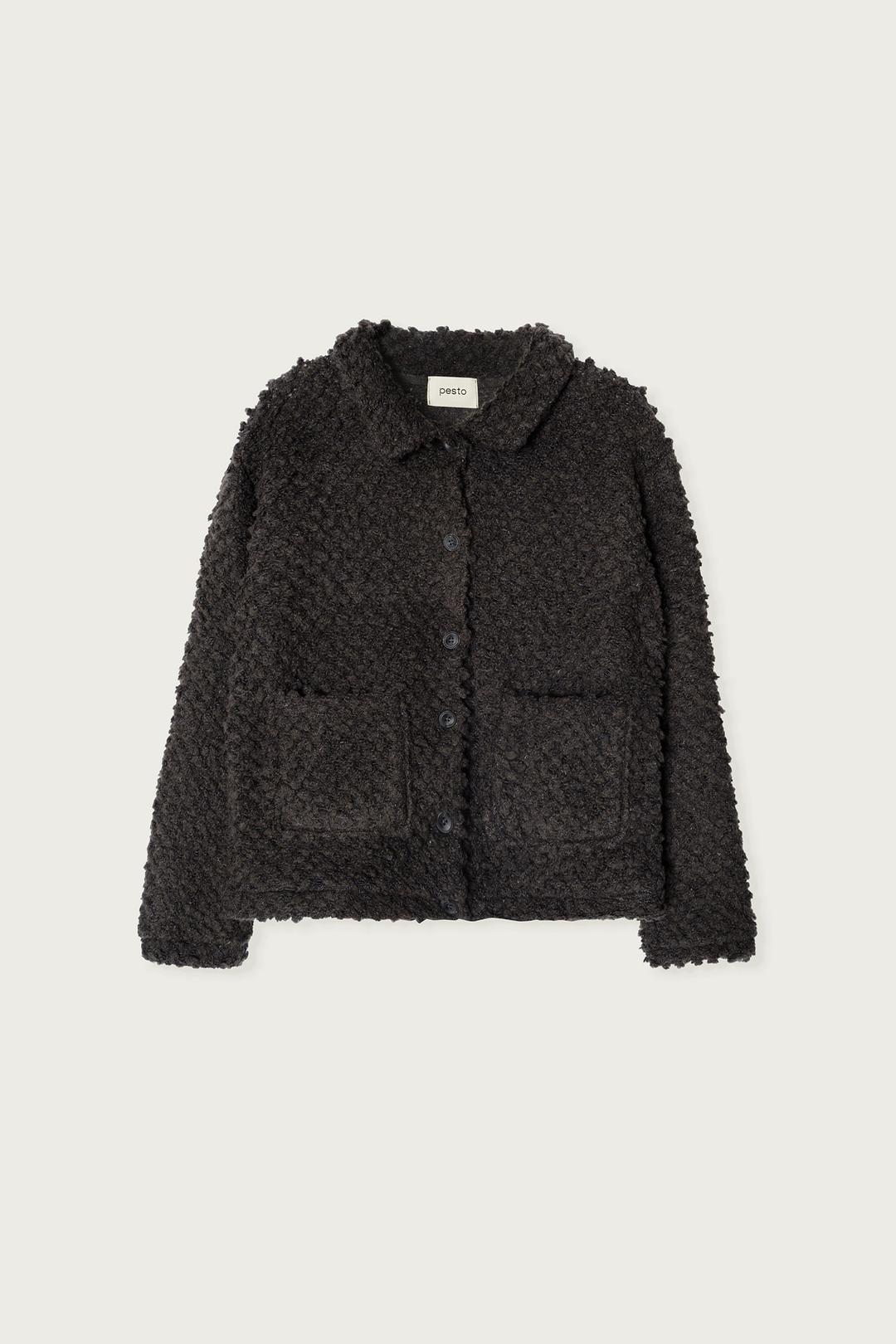 POM POM CARDIGAN DARK MOON