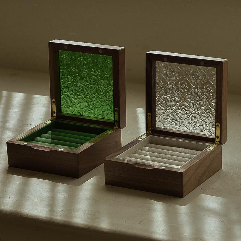 Square flora jewelry box  스퀘어 플로라 미니 보석함 - 3Color