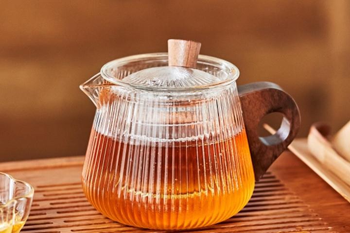 우드링 티포트 차주전자 내열유리 티팟 티메이커