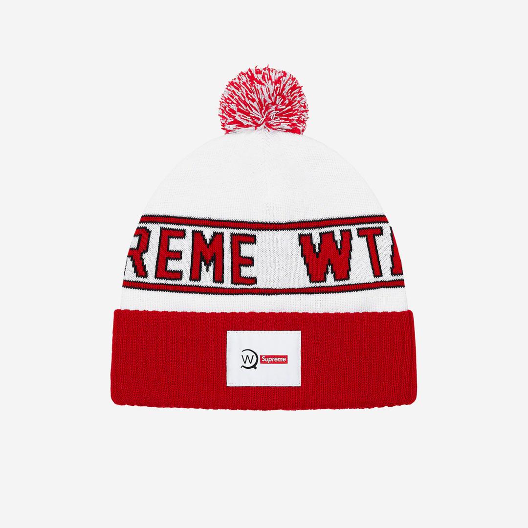 Supreme x WTAPS Beanie White - 21FW