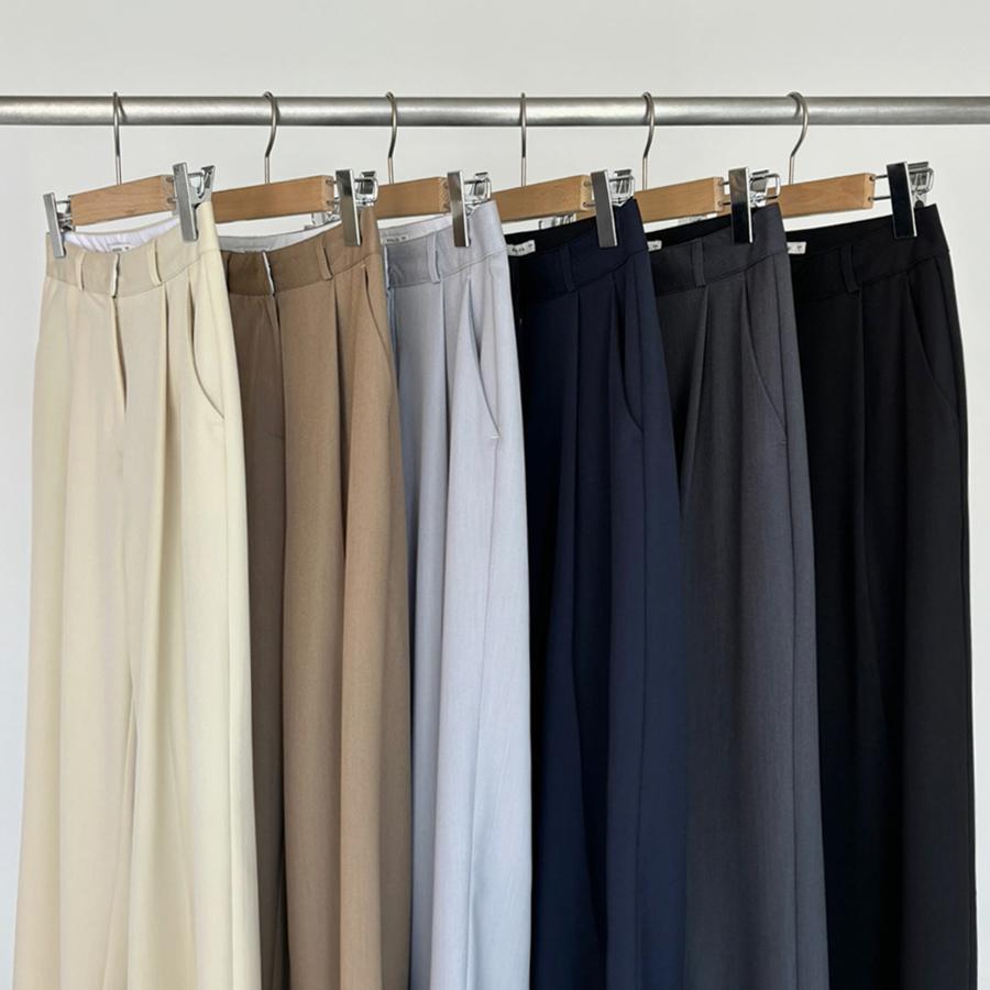 누적 판매량 55만장! WONT 썸머 핀턱 슬랙스