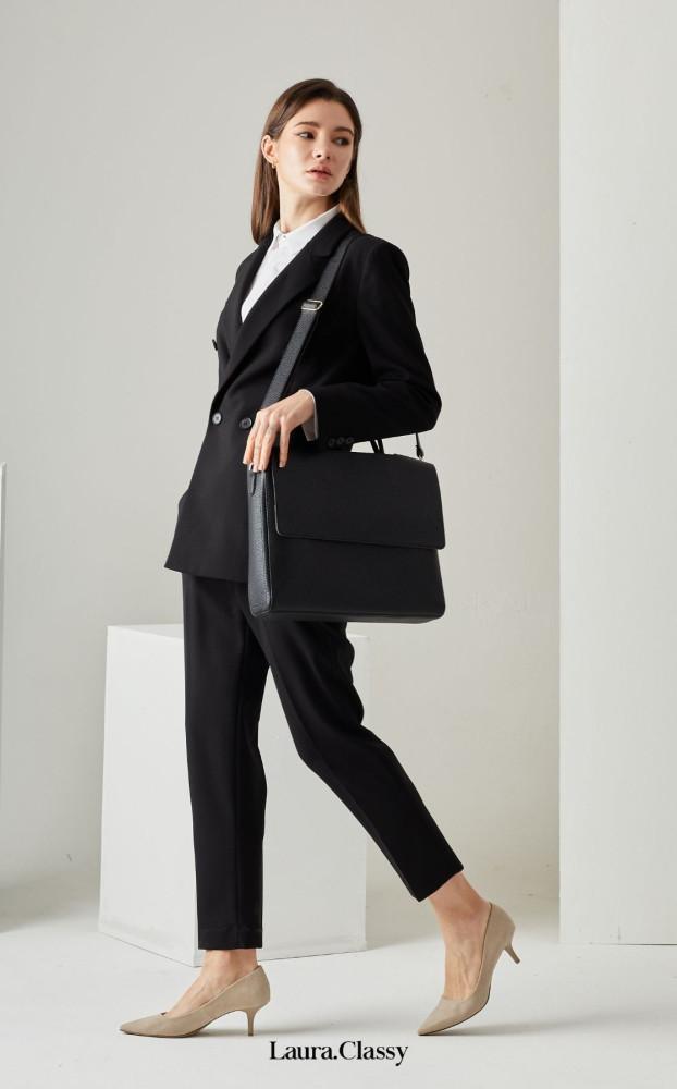 로라클래시 FLAU BAG Black (플로백 블랙) 가로 38cm / 노트북가방 서류가방 브리프케이스 직장인데일리백