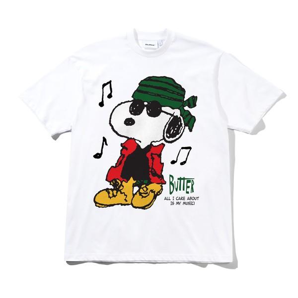 Music Tee - White (Butter Goods l Peanuts)