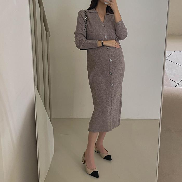 맘누리 임부복*와이카라 소프트 니트원피스