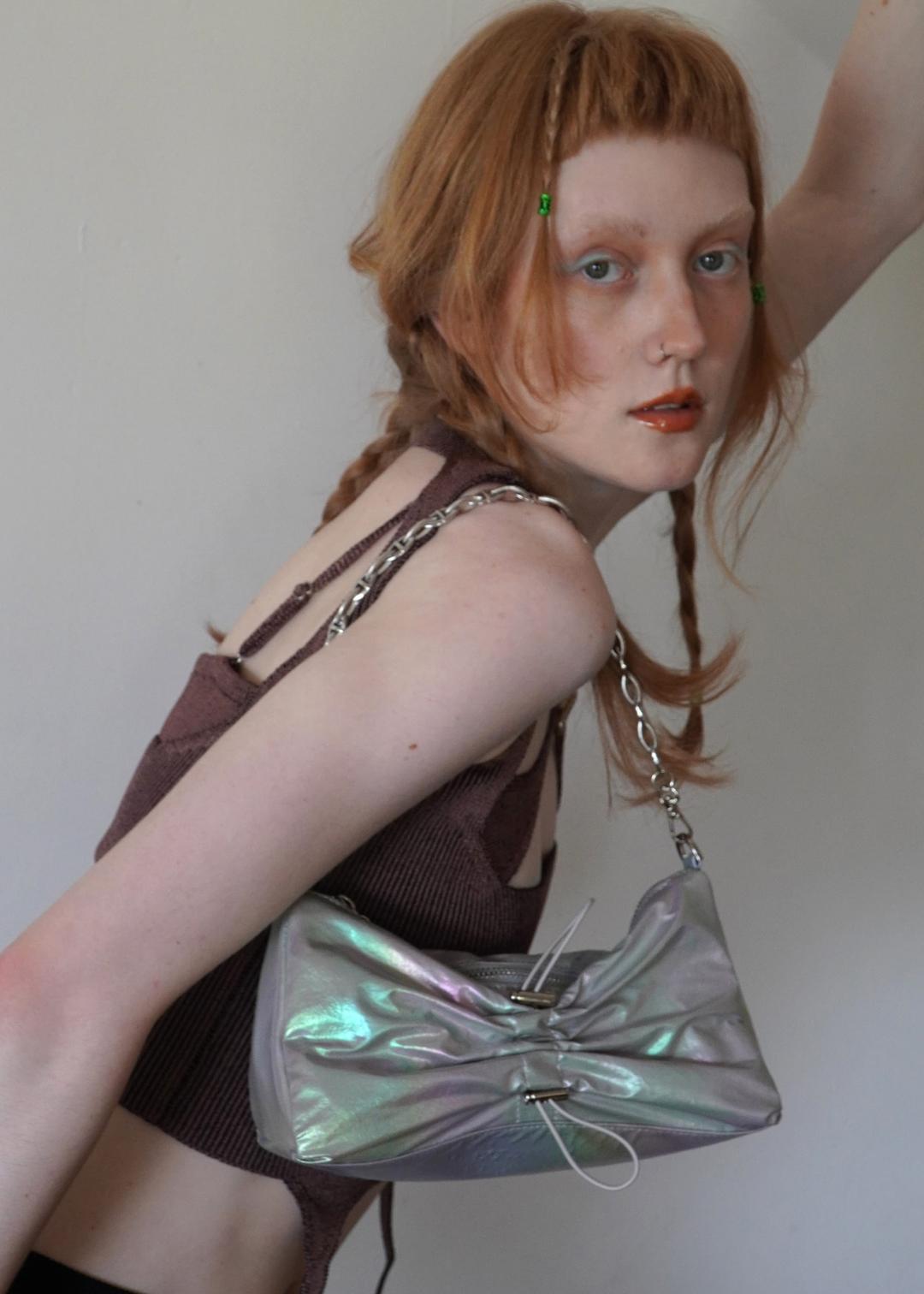 Y.10 Sierra Draw String Chain Bag / Y.10-BB13 / OPAL