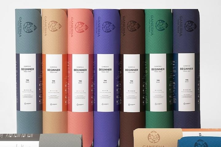 오늘의집단독 비밀특가  가네샤 비기너 요가매트 베이직 TPE 6MM