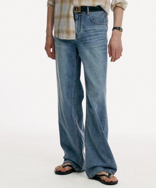 이지 루즈 데님 팬츠 (중청)