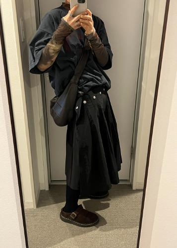 [new]button skirt