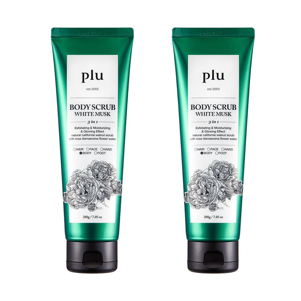 [플루] 1+1 오리지널 바디스크럽 각질제거 화이트머스크 200g
