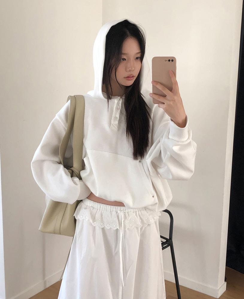 메이비베이비 [NEW! 주말까지5%♥] Lotten Hood Sweatshirt (2colors)