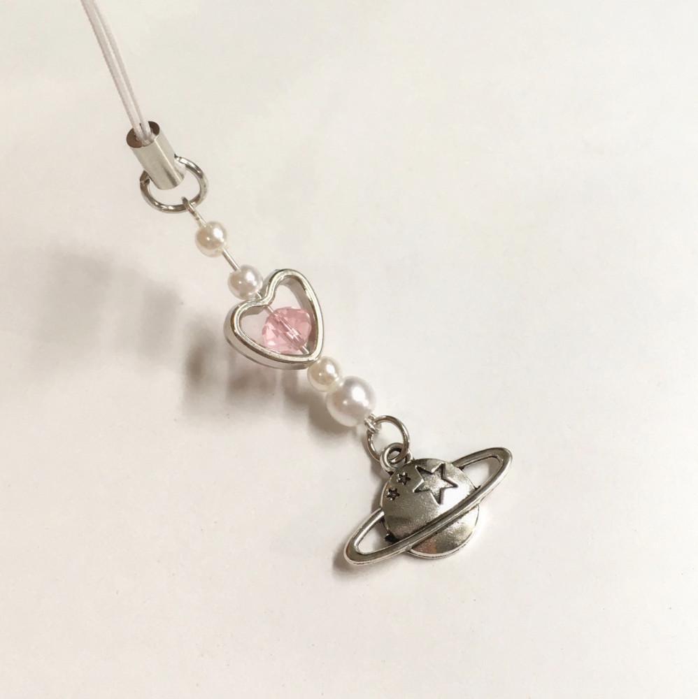 [vivienne heart keyring] 비비안 하트 키링