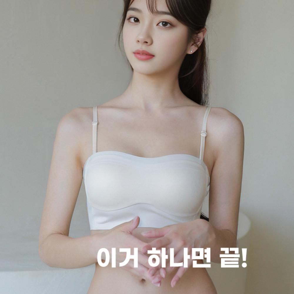 들뜸없이 초밀착되는 심리스 어반시크 브라탑 팬티세트