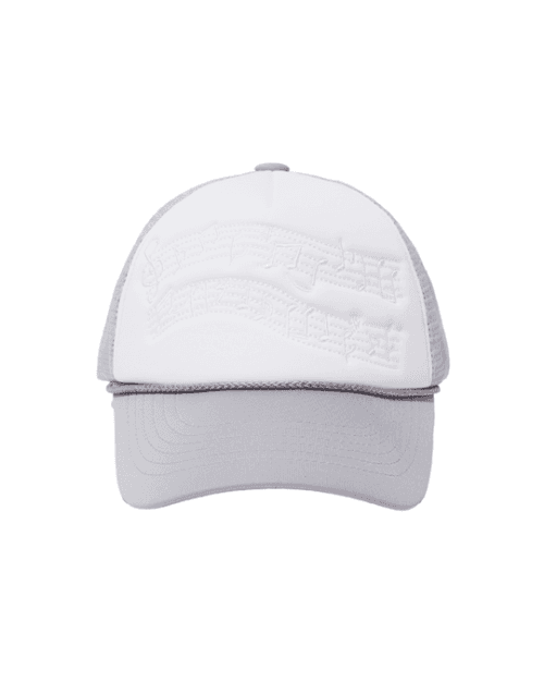 MUSIC SHEET MESH CAP (GREY)