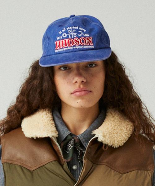 VINTAGE FADED SIGNATURE 5P CAP BLUE_FQ7AH13U