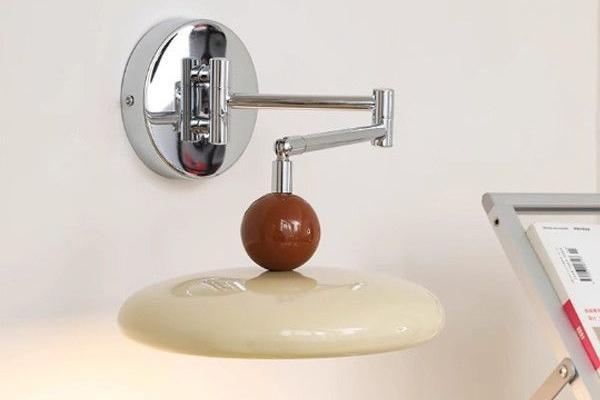 [해외] 모던 관절형 월램프 벽조명 벽등 실내 독서등 침실조명 2컬러 크림 그린