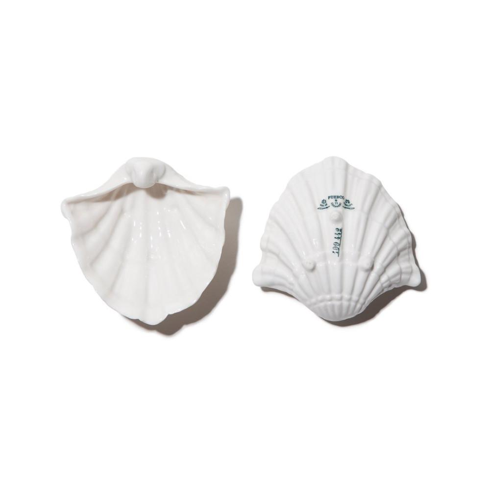 [푸에브코][PUEBCO]  SHELL CERAMIC TRAY - SCALLOP