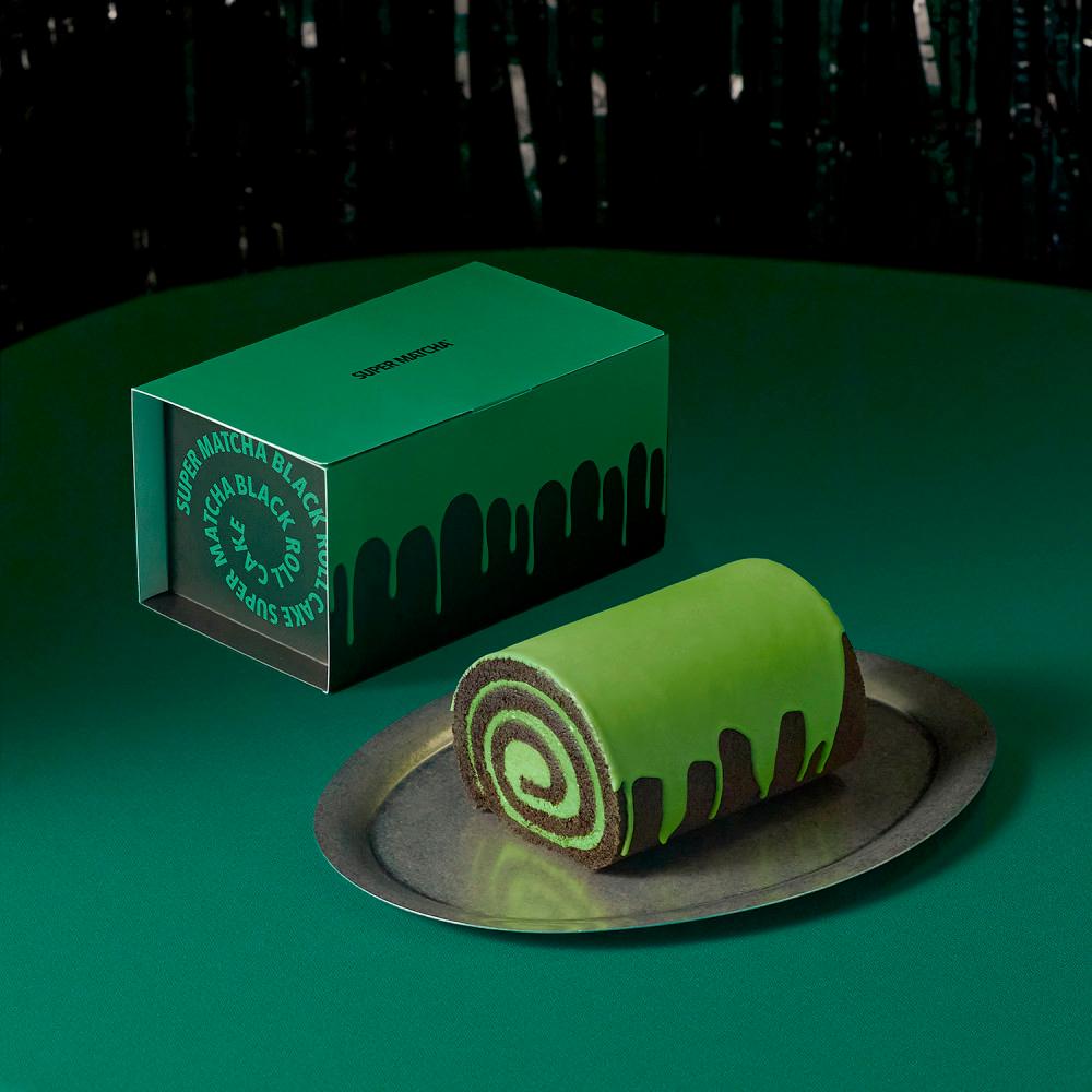 [설 선물] 슈퍼말차 글루텐프리 블랙 롤케이크 속 편한 케이크 선물 (기프트백 증정) [원산지:국산]