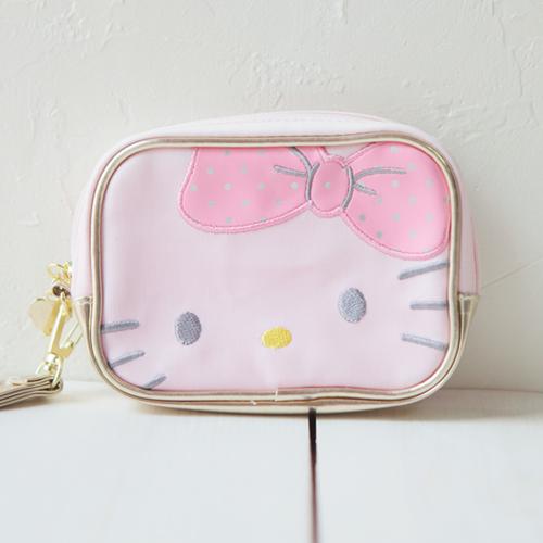 헬로키티 사각얼굴파우치