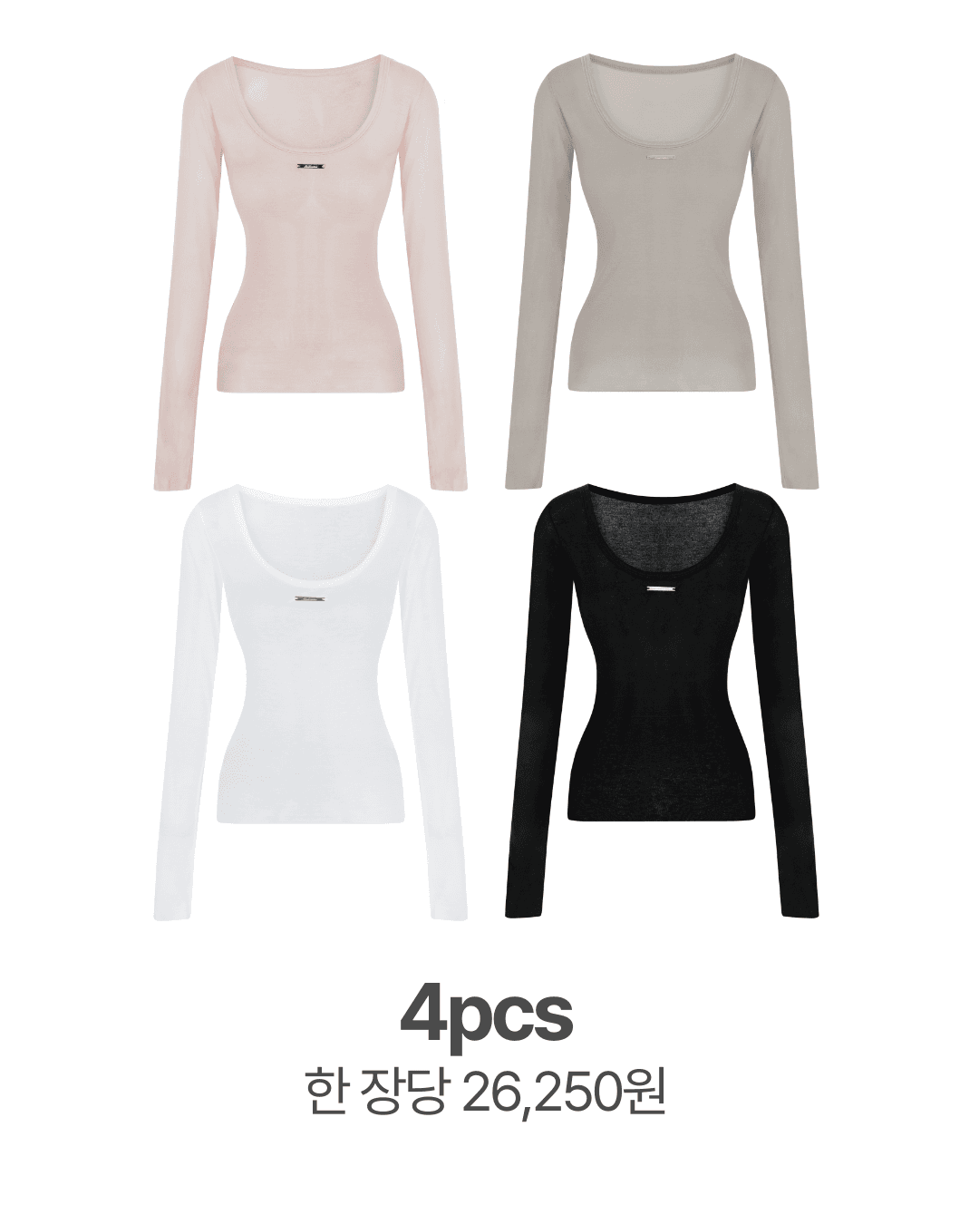 [4pcs/♡MADE♡] signature 30% ballet - tee