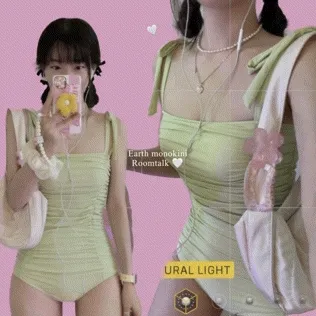 [모노키니/러블리] 얼스 셔링 수영복 비치웨어