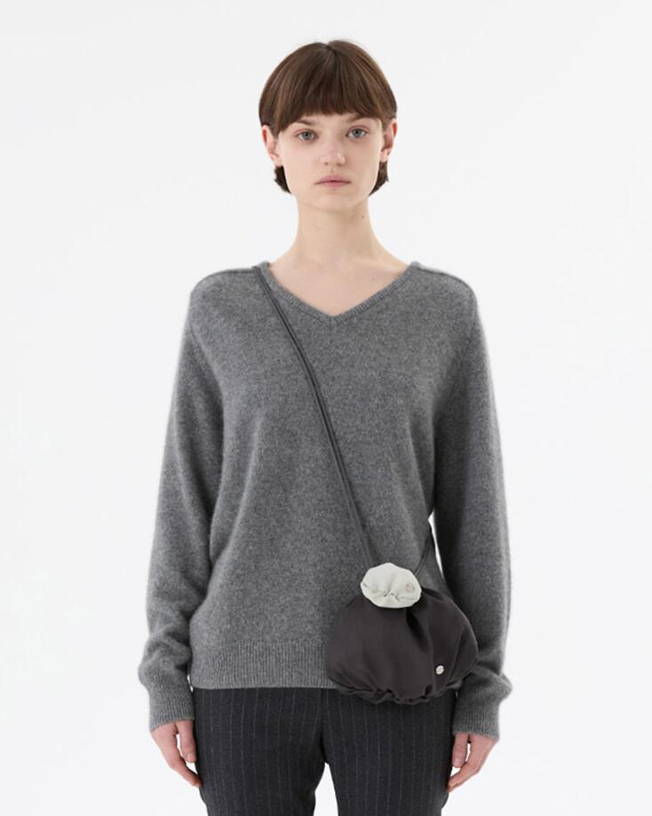RACOON V-NECK KNIT (3COLORS)