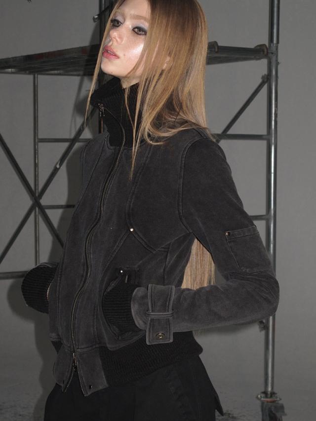 wearAndtear Rivet Raw Edge Slim Jacket