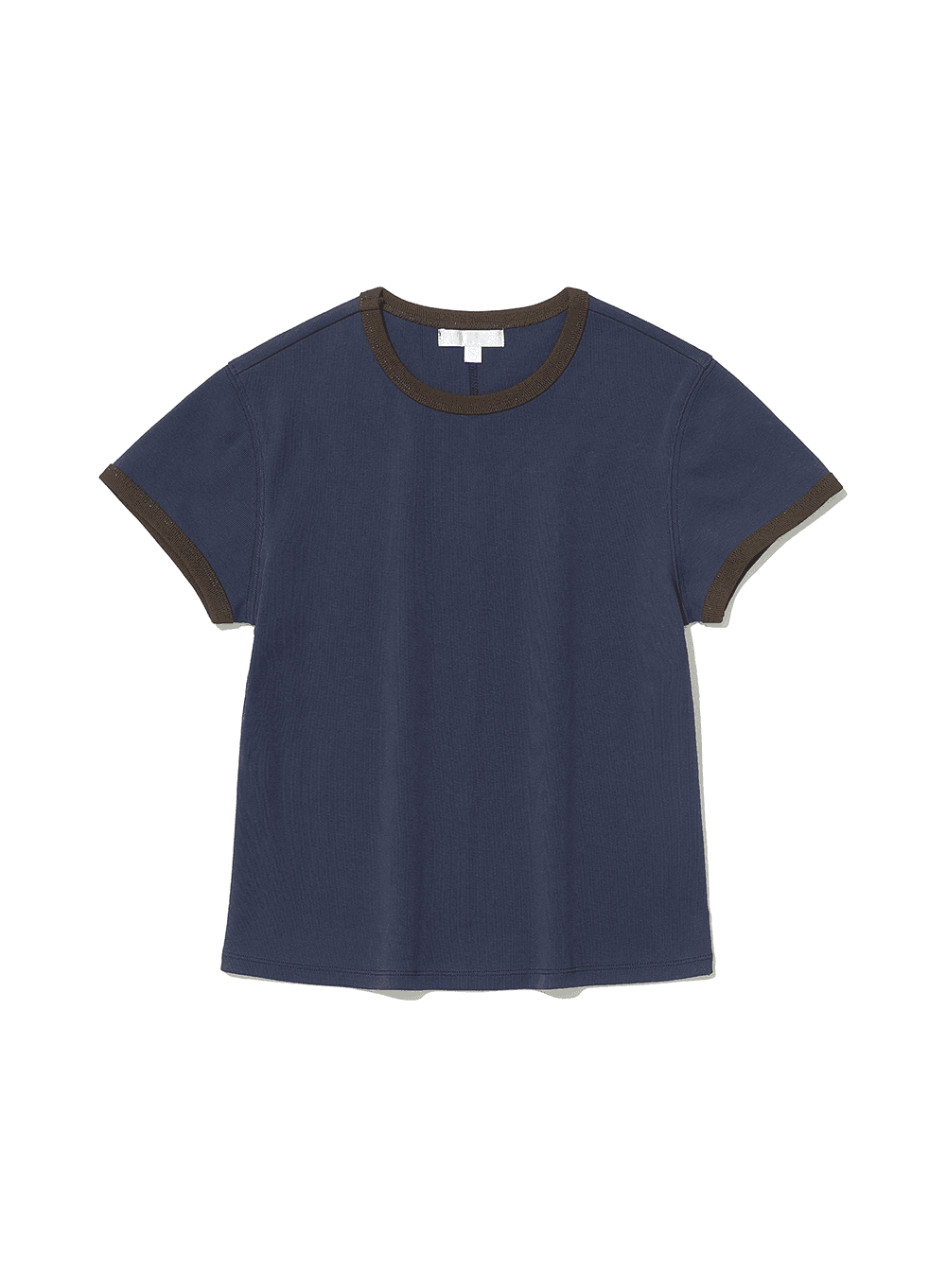[WOMEN] PWC BINDING SHORT SLEEVE TEE_NAVY