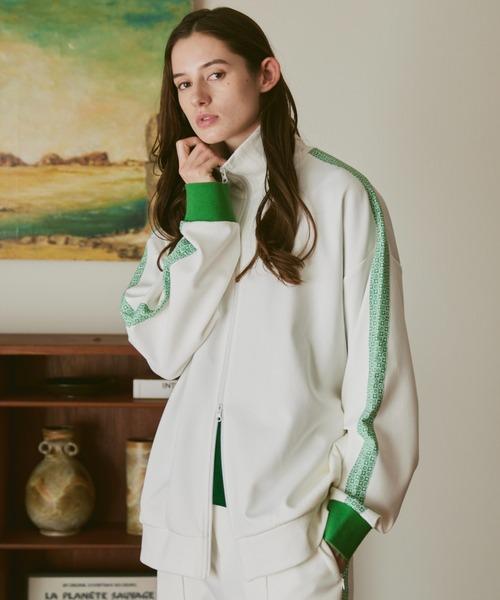 Loose high neck track jacket/ルーズハイネックトラックジャケット