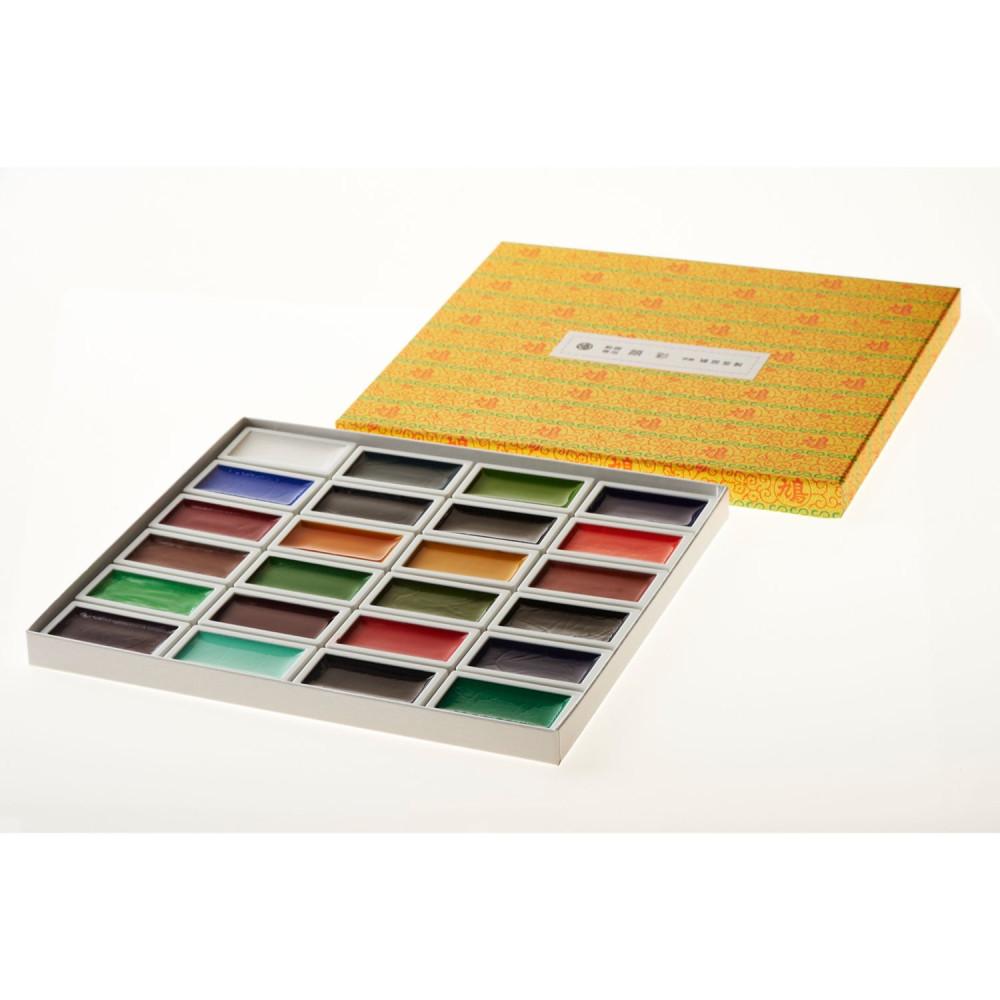 구거당 안채 24색 하토이도 물감 민화 동양화 채색화 수묵화