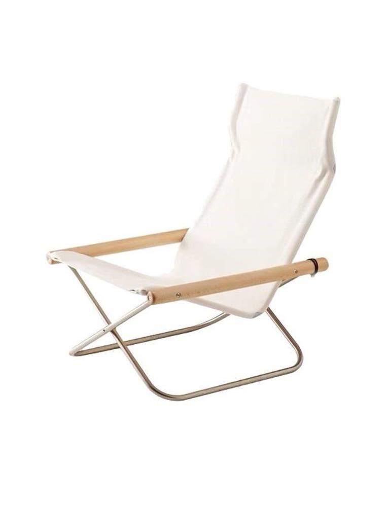 킨포크 ny 체어 접이식 라운지체어 편안한의자 거실 침실 카페 스튜디오 우드 아이보리