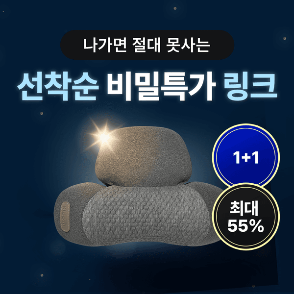 ★최대할인 비밀링크★ 목베개 플러스 특가