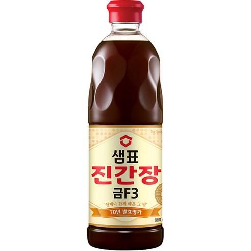 샘표 진간장 금F3, 860ml, 1개 - 진간장 | 쿠팡