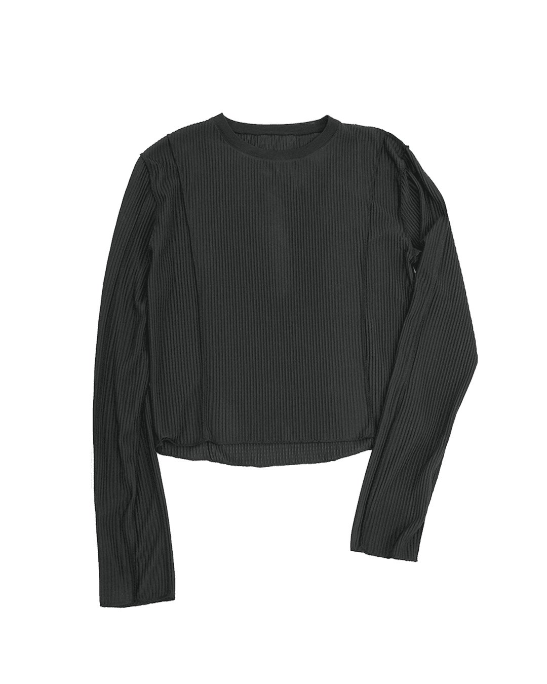 VERTICAL PLEATED LONG SLEEVE