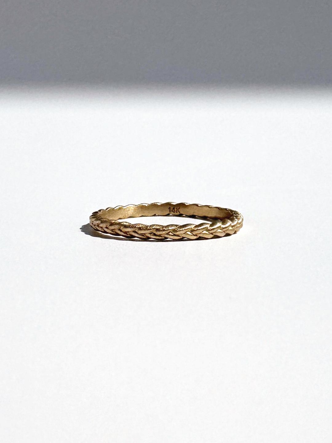 매트위브반지 14K 18K