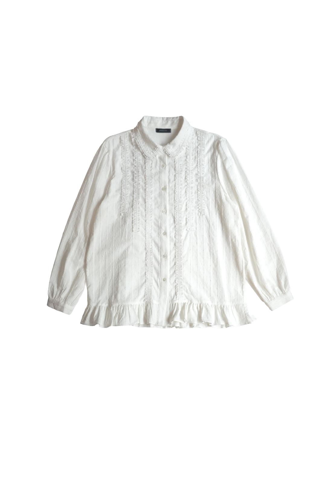 [9월29일예약배송]Bella Lace Blouse (white)