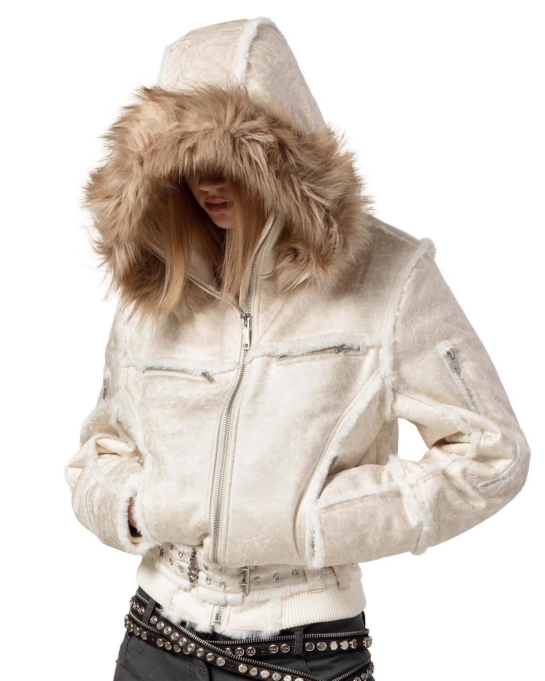 Snow Sheepskin Jacket - S