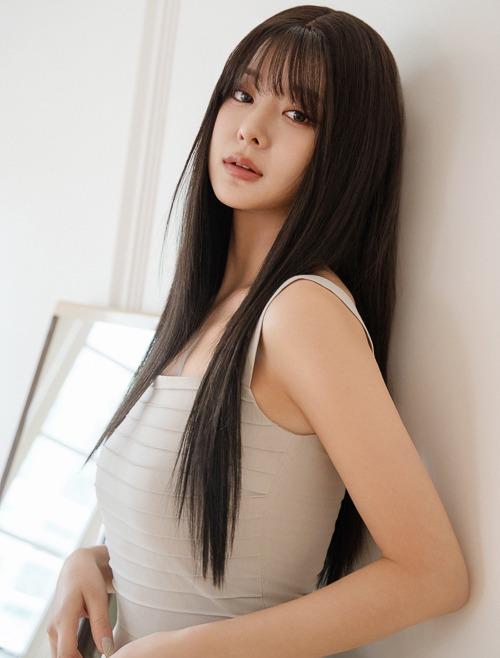 여성 리얼스킨 통가발  플로우 레이어컷 인모블렌딩