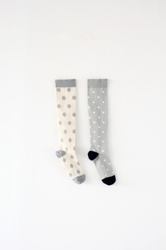 dot kneesocks (2color)