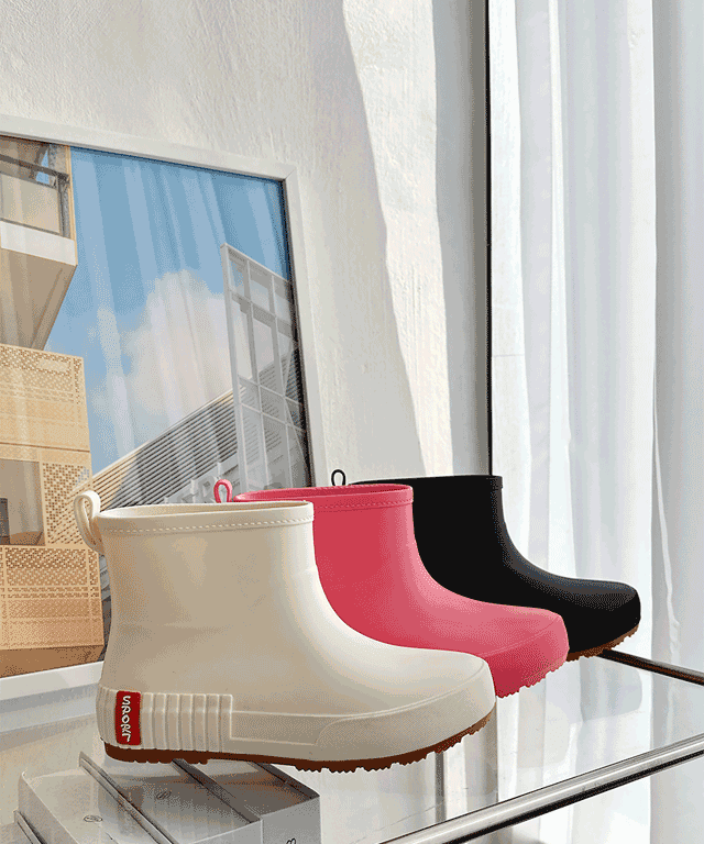 가벼운 여성 숏 레인 부츠