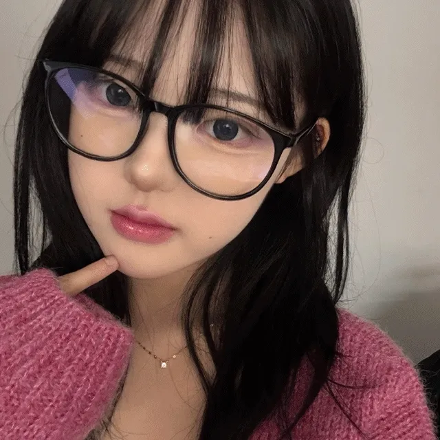 💜당일/묶음할인💜블루라이트 차단 안경 투명 뿔테 빅사이즈 가벼운 시력보호 패션 뿔테안경 안경테