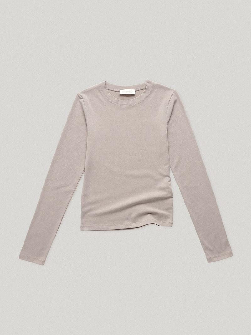 Low Logo Tee Pale Beige