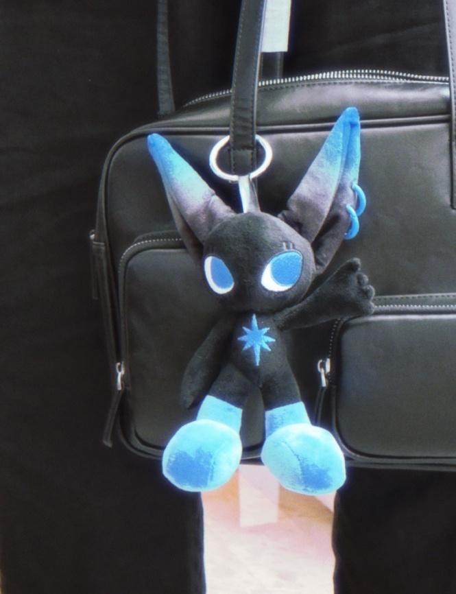 쏠띵즈 미니 코지 블루 스포트라이트 고양이 키링 인형