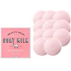 샤워메이트 산양유 딸기 비누  90g, 12개
