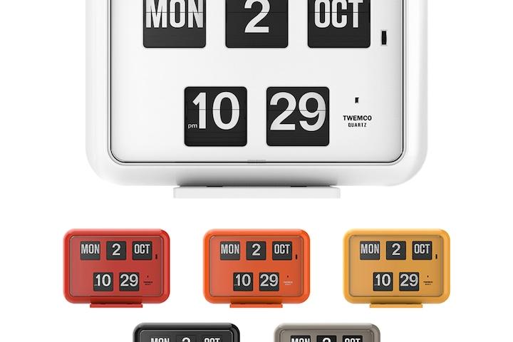 [5%쿠폰]QD-35 플립시계 (건전지포함) 달력시계 벽+탁상겸용