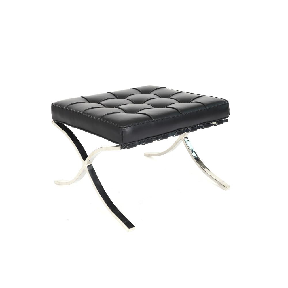 바르셀로나 체어 라운지 명품 가죽 고급 의자 1인 소파 오토만 스툴 휘게 디자이너 오피스