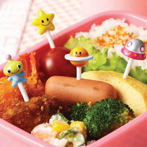 (일본) 토루네 도시락꾸미기 반찬픽 도시락픽 고고우주픽 (8Pset)