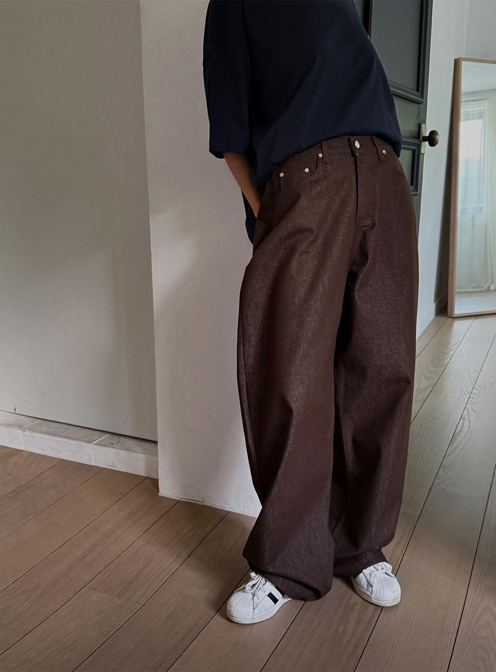 빅와이드데님(브라운ver)(3color)