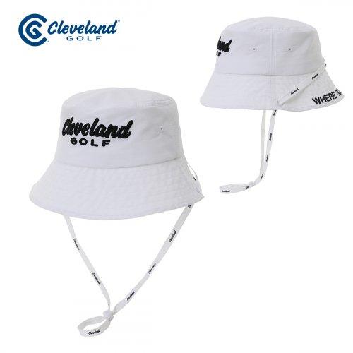 스트링 남녀공용 로고 버킷햇_CGUCP32181WH